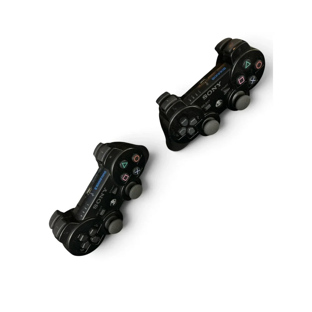 Lot of 2 Official Sony PlayStation 3 PS3 OEM Wireless Controllers Untested